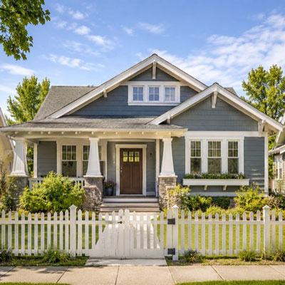 A crafstman style home