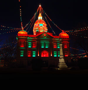 Christmas Courthouse