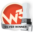 w3 2015 Silver Winner Award