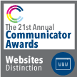 The 21st communicator award badge