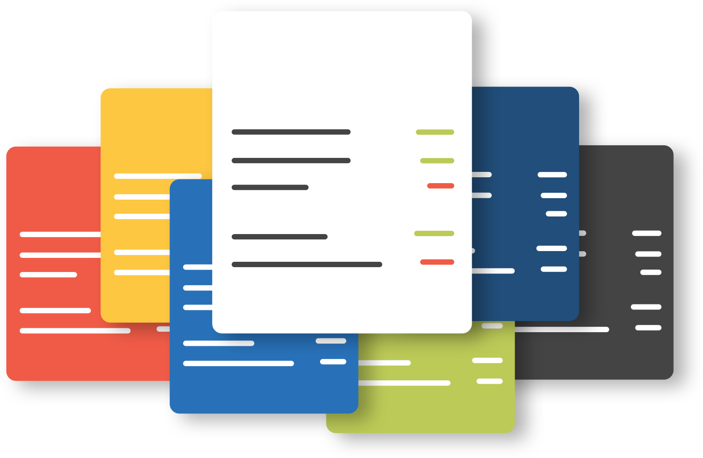 Custom payment reports appear floating in space, yearning for the cold lifeless touch of an accountant's hand.